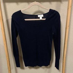 Navy blue Loft top